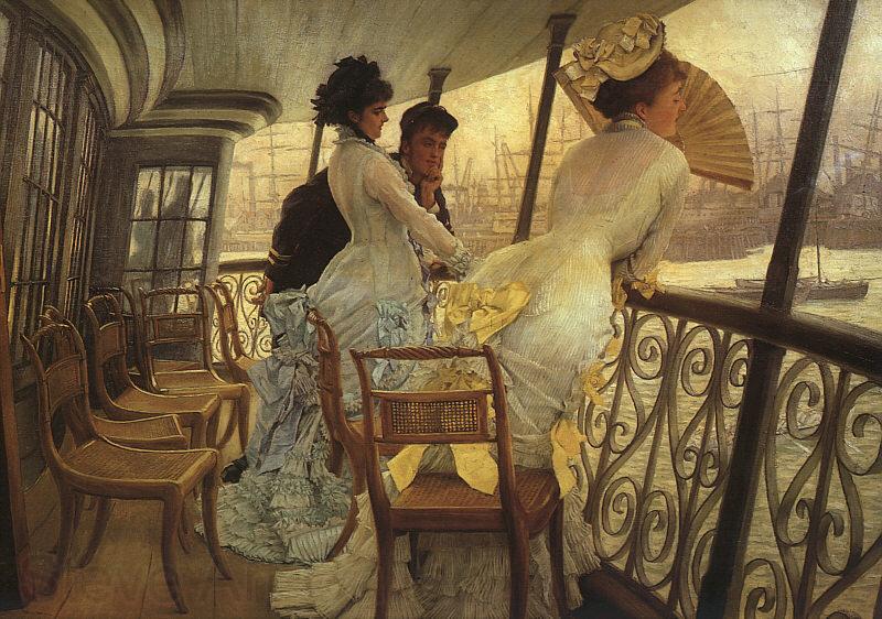 James Tissot The Gallery of HMS Calcutta France oil painting art